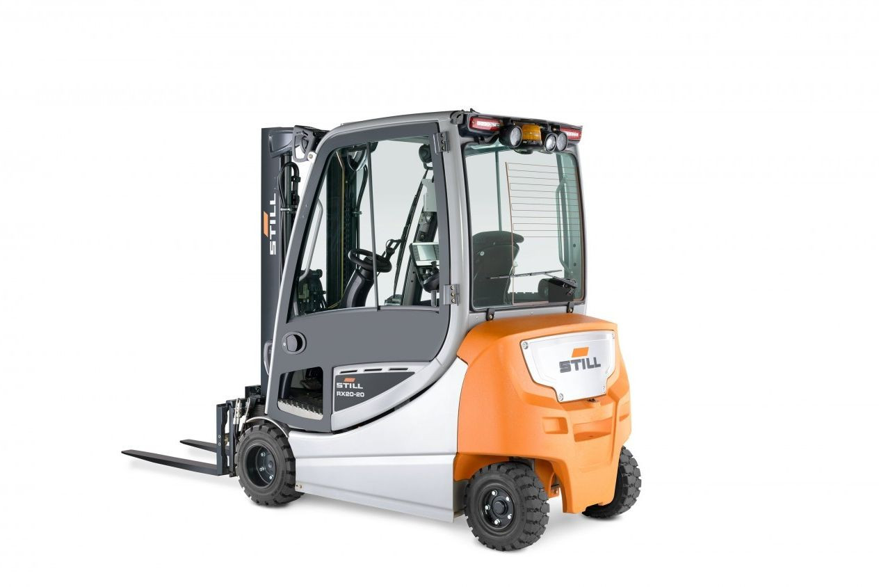 Electric Forklift Truck with Triplex clear-view mast lift RX 20-18