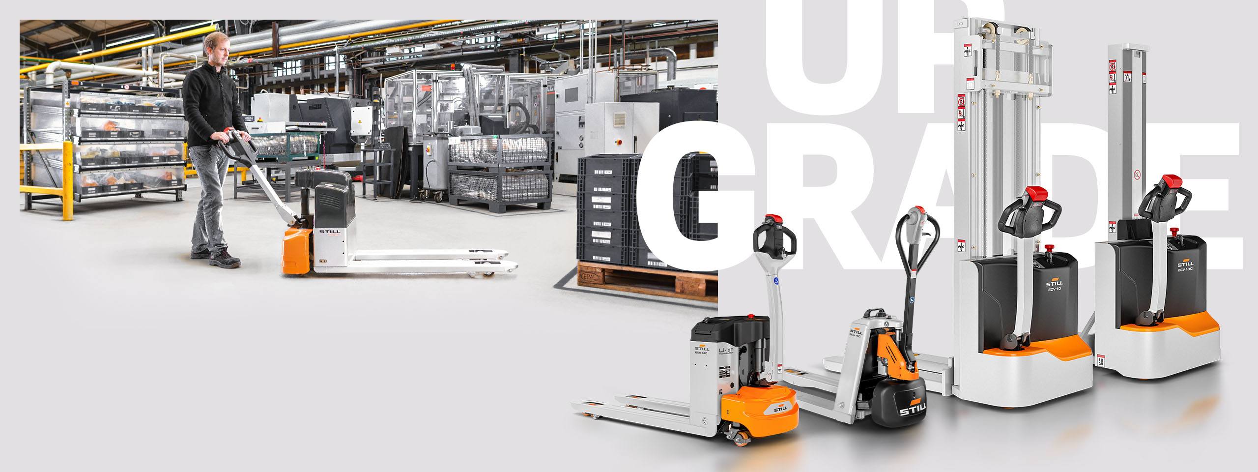 Wechseln Siejetzt auf einen Elektrohubwagen! 